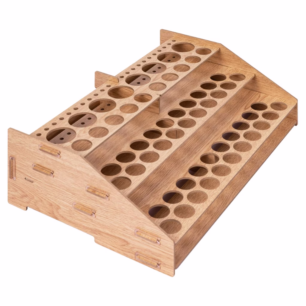 Paint and brush organizer