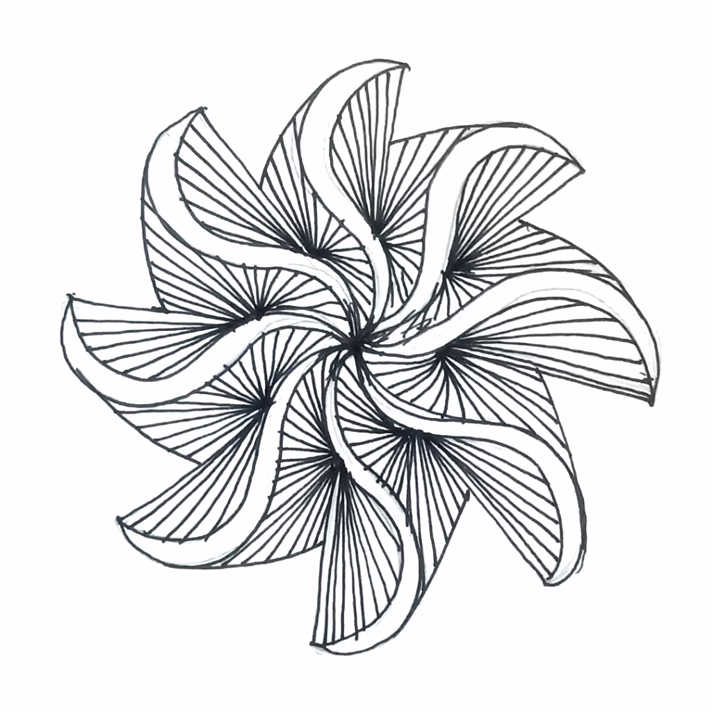 mandala drawing easy